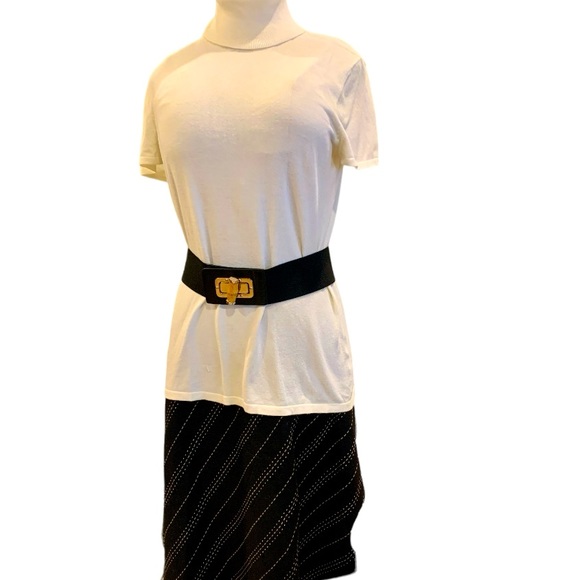 Talbots Petites Black Wool Boot Length Skirt/SZ 14 - Picture 1 of 9